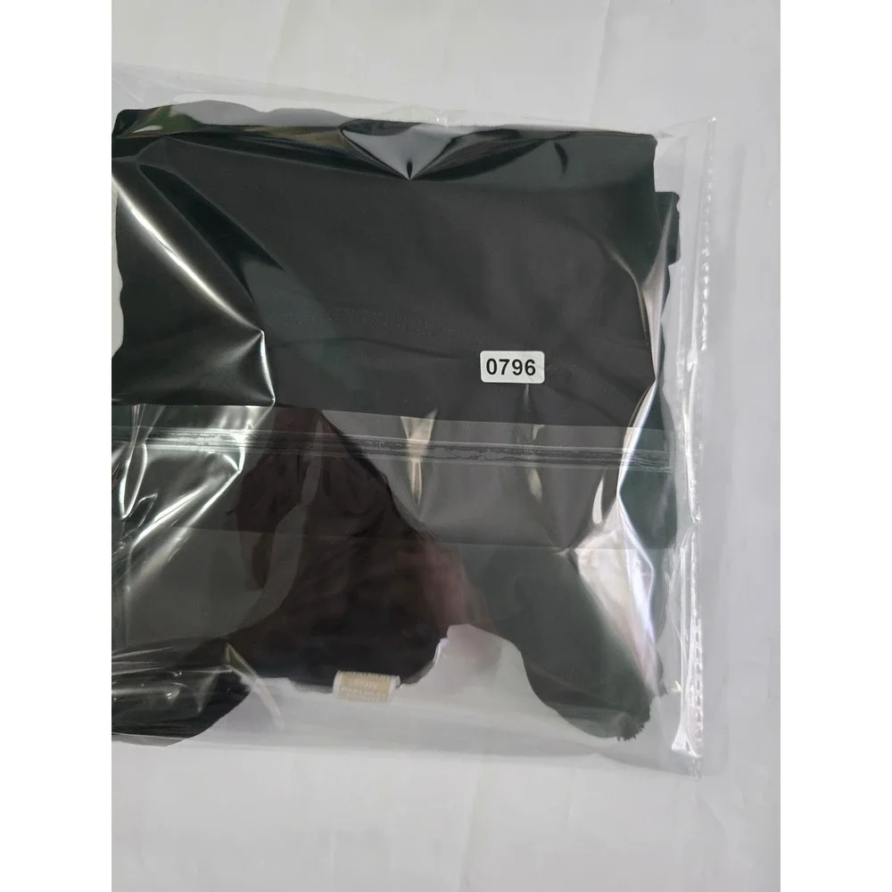 Michael Kors Black Pleated Petal Sleeve Scoop Neck Top Medium RN111818